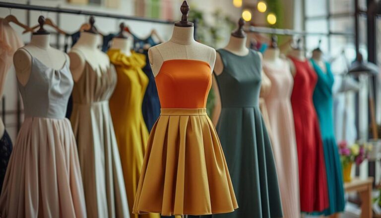 Guide des coupes de robes idéales pour les silhouettes en A